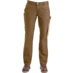 Carhartt Womens 102080 Crawford Rugged Original Fit Trousers -Cheap Tough Work Wears Store 102080 257 01