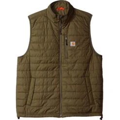 Carhartt Mens Gilliam Nylon Polyester Insulated Vest Gilet Bodywarmer -Cheap Tough Work Wears Store 102286 316 01