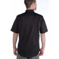 Carhartt Mens Rugged Prof Short Sleeve Button Work Shirt -Cheap Tough Work Wears Store 102537 001 02