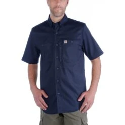 Carhartt Mens Rugged Prof Short Sleeve Button Work Shirt -Cheap Tough Work Wears Store 102537 412 01
