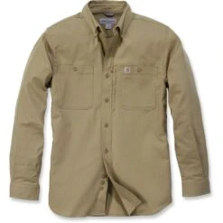 Carhartt Mens Rugged Prof Long Sleeve Button Work Shirt -Cheap Tough Work Wears Store 102538 253 02