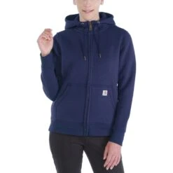 Carhartt Womens 102788 Clarksburg Polycotton Full Zip Hoodie -Cheap Tough Work Wears Store 102788 412 01