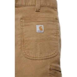 Carhartt Mens Rugged Flex Rigby Dungaree Durable Stretch Trousers -Cheap Tough Work Wears Store 102802 918 05