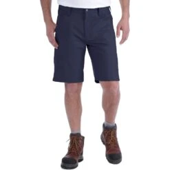 Carhartt Mens 103111 Rugged Stretch Durable Canvas Shorts -Cheap Tough Work Wears Store 103111 412 01