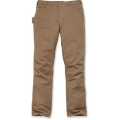 Carhartt Mens Stretch Duck Dungaree Rugged Chino Trousers -Cheap Tough Work Wears Store 103339 211 02