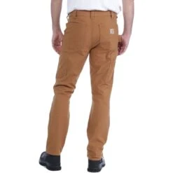 Carhartt Mens Stretch Duck Double Front Rugged Work Trousers -Cheap Tough Work Wears Store 103340 211 02