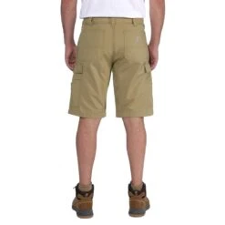 Carhartt Mens Force Broxton Relaxed Fit Wicking Cargo Shorts -Cheap Tough Work Wears Store 103543 253 02