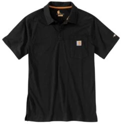 Carhartt Mens Force Cotton Delmont Pocket Polo T Shirt Tee