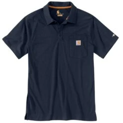 Carhartt Mens Force Cotton Delmont Pocket Polo T Shirt Tee -Cheap Tough Work Wears Store 103569 412 01
