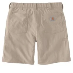 Carhartt Mens Ripstop Lightweight Relaxed Fit Work Shorts -Cheap Tough Work Wears Store 104198 tan 05