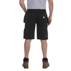 Carhartt Mens Steel Relaxed Fit Multipocket Cargo Shorts -Cheap Tough Work Wears Store 104201 blk 02