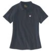 Carhartt Womens Short Sleeve Workwear Casual Polo Shirt