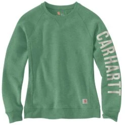 Carhartt Womens Clarksburg Crewneck Sweatshirt -Cheap Tough Work Wears Store 104410 g59 02