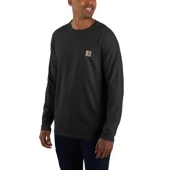 Carhartt Womens Force Flex Pocket Long Sleeve T Shirt -Cheap Tough Work Wears Store 104617 n04 01 1