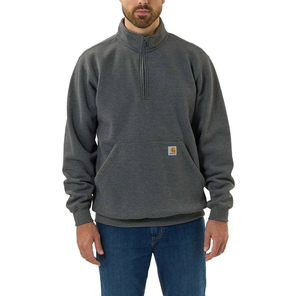 Carhartt Mens Quarter Zip Loose Fit Mock Neck Sweatshirt 3 Carhartt Mens Quarter Zip Loose Fit Mock Neck Sweatshirt - Image 3