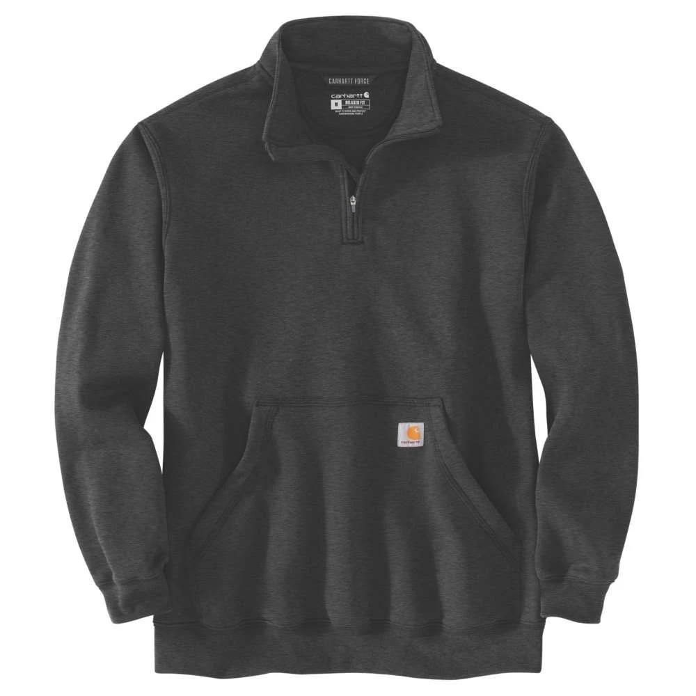 Carhartt Mens Quarter Zip Loose Fit Mock Neck Sweatshirt 5 Carhartt Mens Quarter Zip Loose Fit Mock Neck Sweatshirt - Image 5