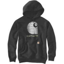 Carhartt Mens Rain Defender Loose Fit C Logo Sweater