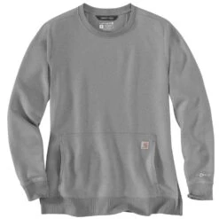 Carhartt Womens Relaxed Fit Lightweight Crew Neck Sweatshirt