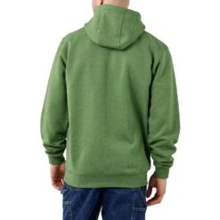 Carhartt Mens Felt Logo Graphic Loose Fit Sweatshirt -Cheap Tough Work Wears Store 105494 l01 02