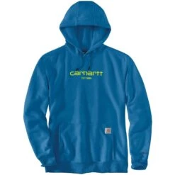 Carhartt Mens Lightweight Logo Relaxed Fit Graphic Hoodie -Cheap Tough Work Wears Store 105569 h71 01 1