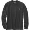 Carhartt Mens Pocket Camo C Graphic Long Sleeve T Shirt