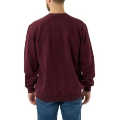 Carhartt Mens Crewneck Loose Fit Logo Graphic Sweatshirt -Cheap Tough Work Wears Store 105613 prt 02