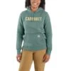 Carhartt Womens Midweight Relaxed Fit Graphic Sweatshirt