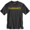 Carhartt Mens Logo Graphic Relaxed Fit Short Sleeve T Shirt