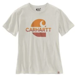 Carhartt Womens Loose Fit Short Sleeve Graphic T-Shirt -Cheap Tough Work Wears Store 105738 w03 01