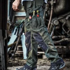 Dickies Mens Eisenhower Polycotton Multipocket Workwear Cargo Trousers -Cheap Tough Work Wears Store 26800 1