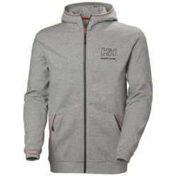 Helly Hansen Mens Kensington Cotton Full Zip Workwear Hoodie