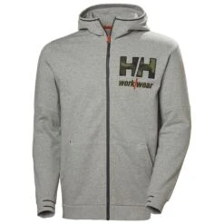 Helly Hansen Mens Kensington Cotton Full Zip Workwear Hoodie -Cheap Tough Work Wears Store 79243 931 01