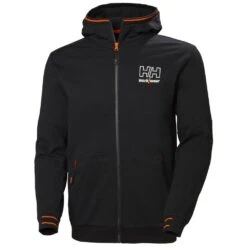 Helly Hansen Mens Kensington Cotton Full Zip Workwear Hoodie -Cheap Tough Work Wears Store 79243 990 01
