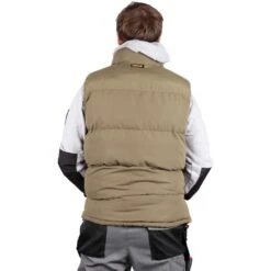 CAT Caterpillar Mens C430 Padded Arctic Workear Gilet Bodywarmer -Cheap Tough Work Wears Store cat434 oli 05