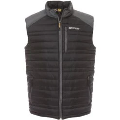 CAT Workwear Mens Defender Water Resistant Insulated Nylon Vest