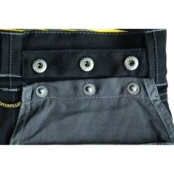 CAT Workwear Mens H2O Defender Reflective Durable Work Trousers Pants -Cheap Tough Work Wears Store cat517 black 06