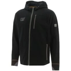 Caterpillar Mens H2O Zip Up Reflective Work Sweatshirt