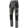 CAT Workwear Mens Stretch Slim Cut Pocket Work Trousers