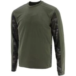 CAT Workwear Mens Coolmax Long Sleeve Top -Cheap Tough Work Wears Store cat810 ntcamo 01