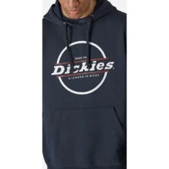 Dickies Mens Towson Graphic Workwear Hoodie -Cheap Tough Work Wears Store dic020 nvyblu 03