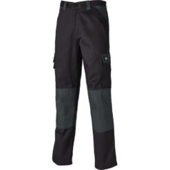 Dickies Mens CVC Polycotton Velcro Pouches Regular Workwear Trousers