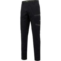 Hard Yakka Mens Raptor Active Fit Reinforced Work Pants -Cheap Tough Work Wears Store hdy019 bla 03