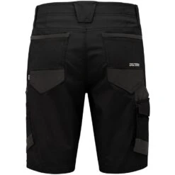 Hard Yakka Mens Raptor Active Fit Mid Length Work Shorts -Cheap Tough Work Wears Store hdy020 bla 03
