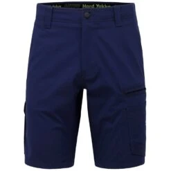 Hard Yakka Mens Raptor Active Fit Mid Length Work Shorts -Cheap Tough Work Wears Store hdy020 nav 01