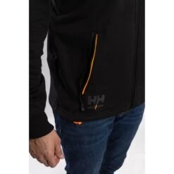 Helly Hansen Mens Chelsea Evolution Full Zip Sweatshirt -Cheap Tough Work Wears Store hh009 black 04