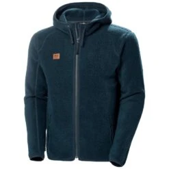 Helly Hansen Mens Heritage Pile Full Zip Fleece Hoodie -Cheap Tough Work Wears Store hh013 navy 03