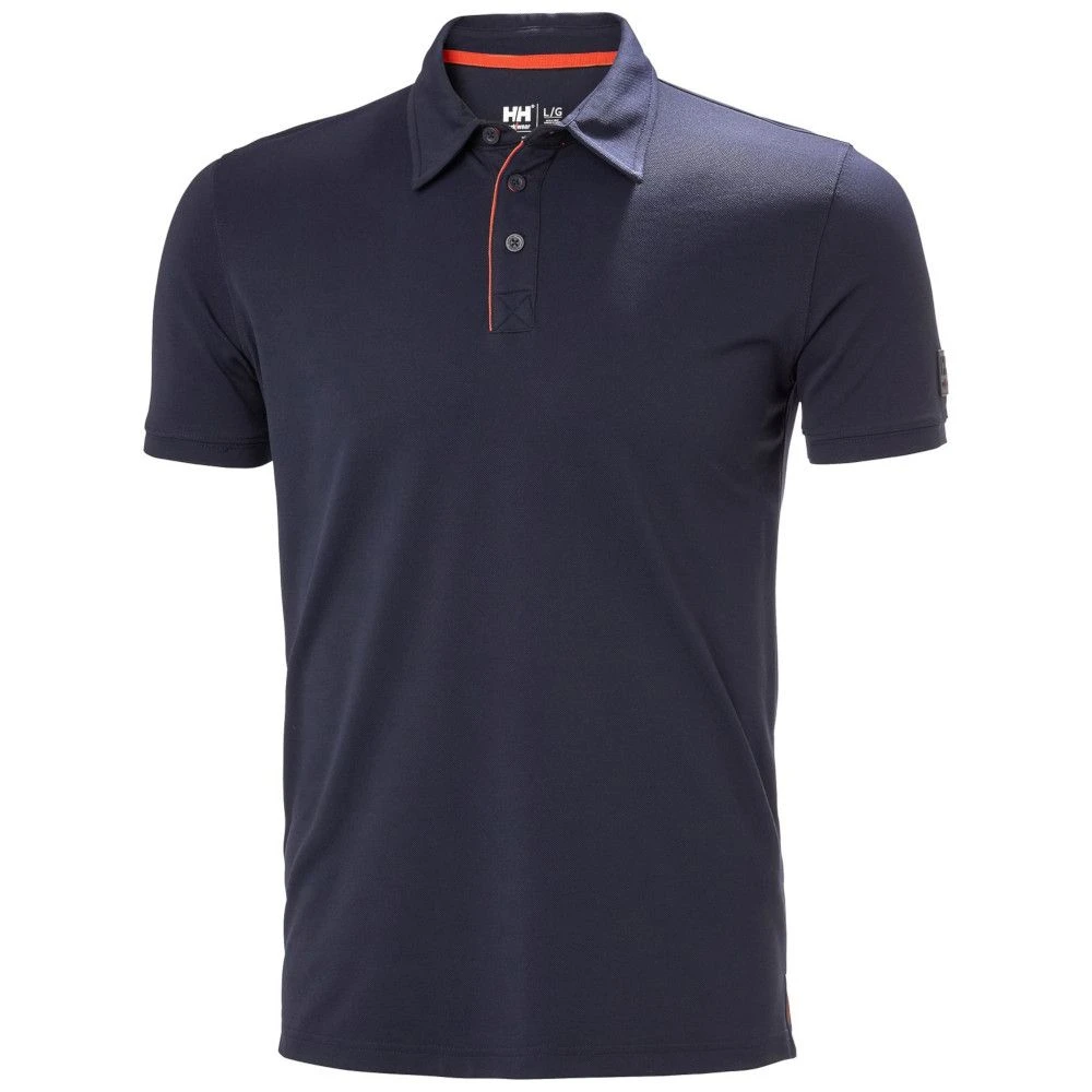 Helly Hansen Mens Kensington Tech Work Polo Shirt 3 Helly Hansen Mens Kensington Tech Work Polo Shirt - Image 3