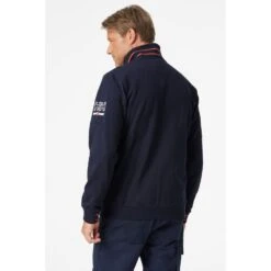 Helly Hansen Mens Kensington Full Zip Sweatshirt -Cheap Tough Work Wears Store hh023 navy 02