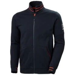 Helly Hansen Mens Kensington Full Zip Sweatshirt -Cheap Tough Work Wears Store hh023 navy 03