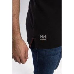 Helly Hansen Mens Oxford Work Polo Shirt -Cheap Tough Work Wears Store hh044 black 04